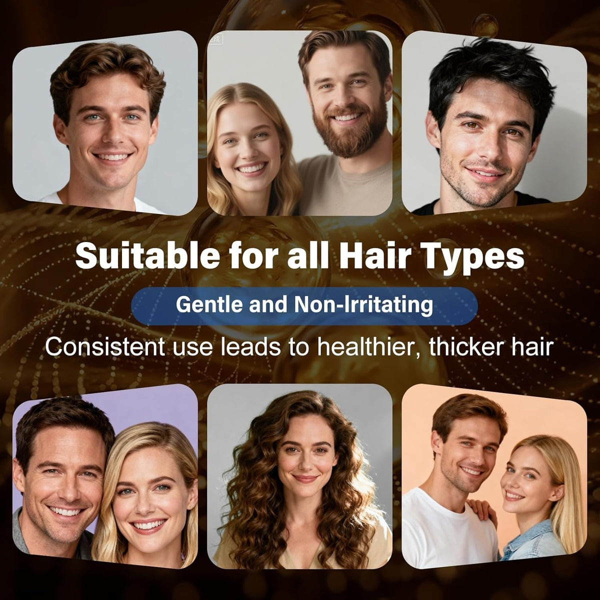 5% Minoxidil Hair Growth Serum for Men & Women - 3 Pack