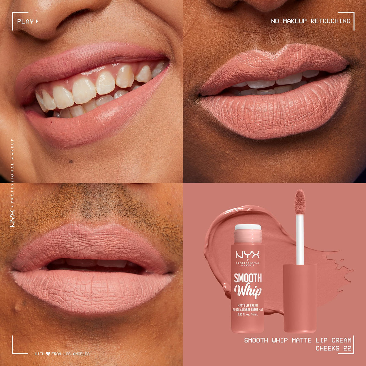 Vegan Matte Lip Cream - Long Lasting Lipstick with Nourishing Shea & Cocoa Butters