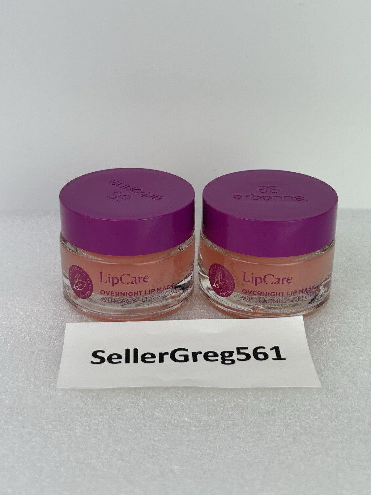 Overnight Lip Mask for Chapped Lips with Acmella Flower - 2 Pack