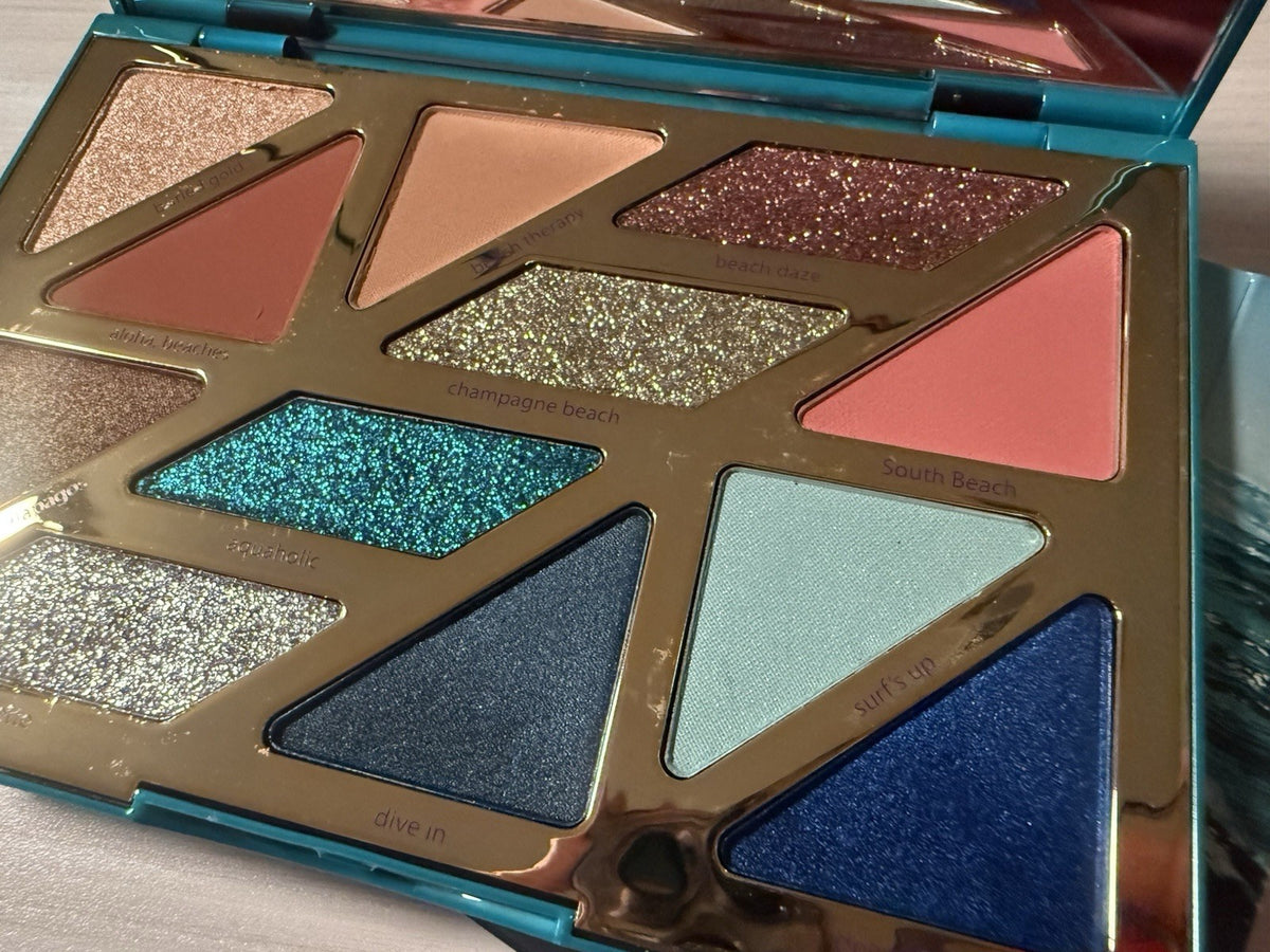 Tarte High Tides and Good Vibes Eyeshadow Palette Limited Edition – 12 Color Makeup Set