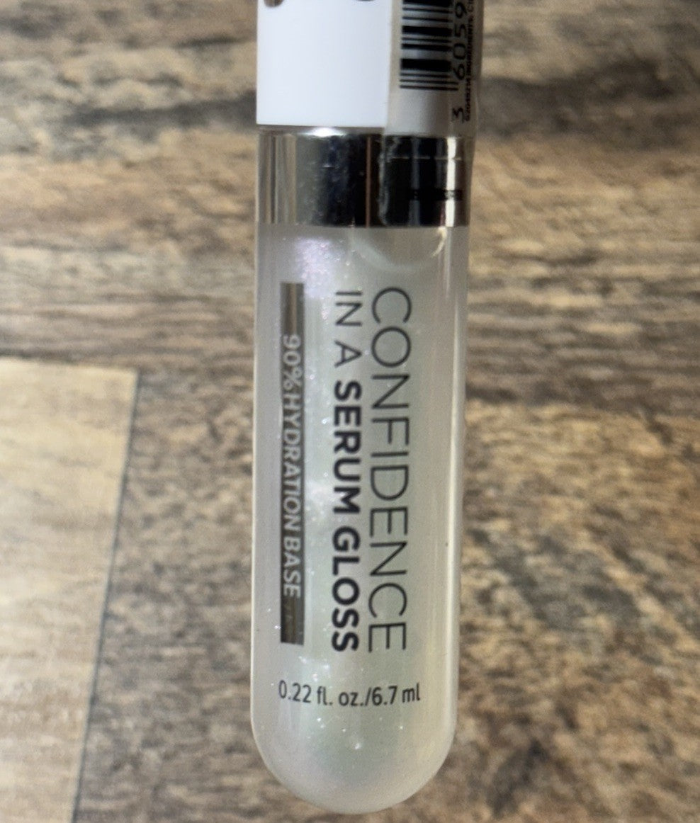 Lip Gloss Serum Self-Dressed Clear Shimmer 0.22 fl oz Hydrating & Non-Sticky