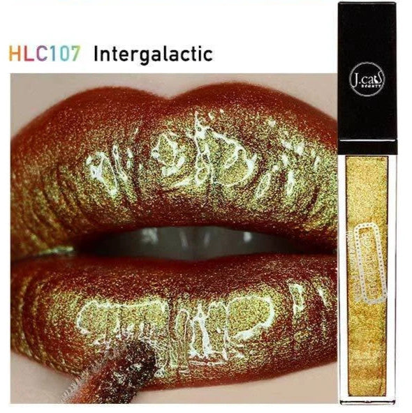27-Piece Lip Gloss Set - Holographic, Cream, 6ml Each, Multiple Colors