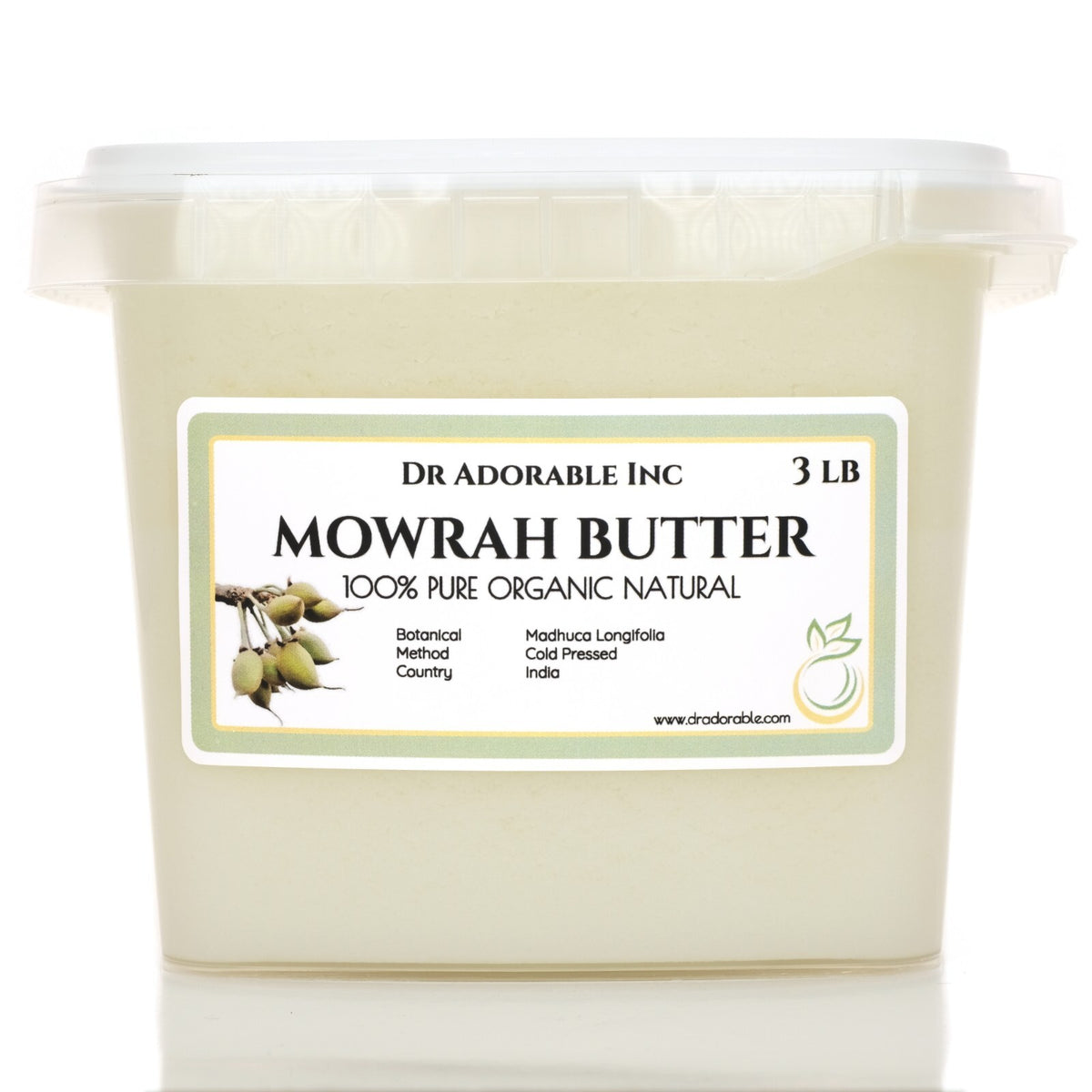 Organic Mowrah Butter Cold Pressed Pure