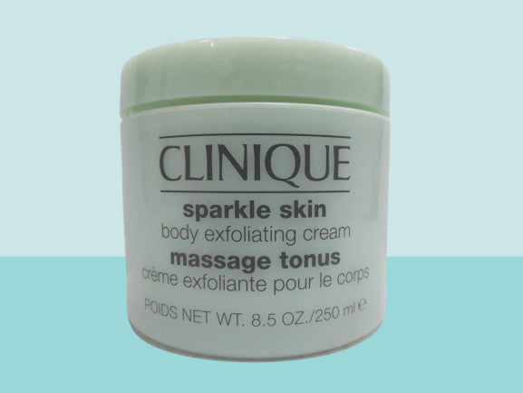 CLINIQUE SPARKLE SKIN BODY EXFOLIATING CREAM 8.5 OZ