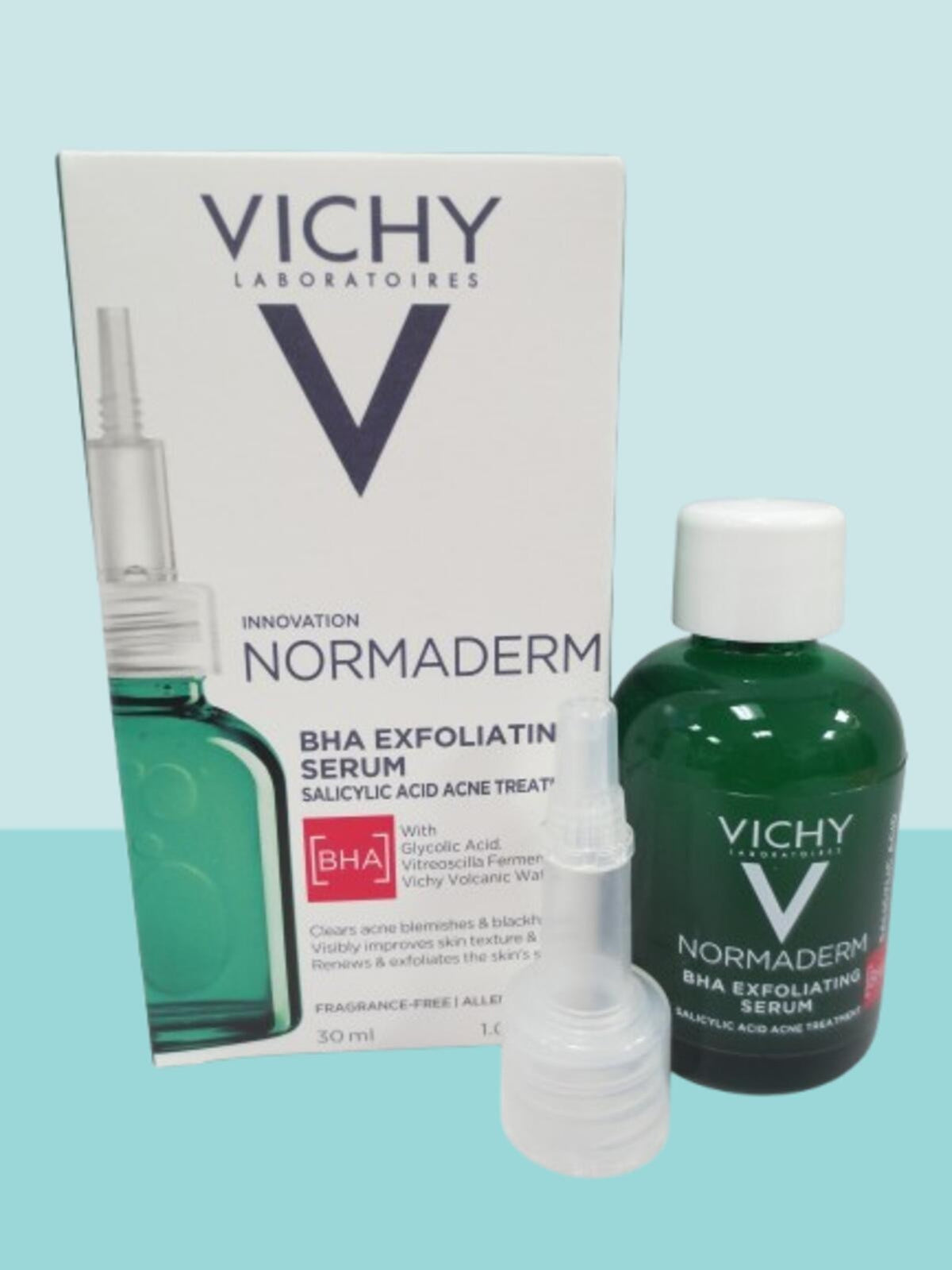 Vichy Normaderm BHA Exfoliating Serum for Acne Treatment - 3 Pack 1.01 oz