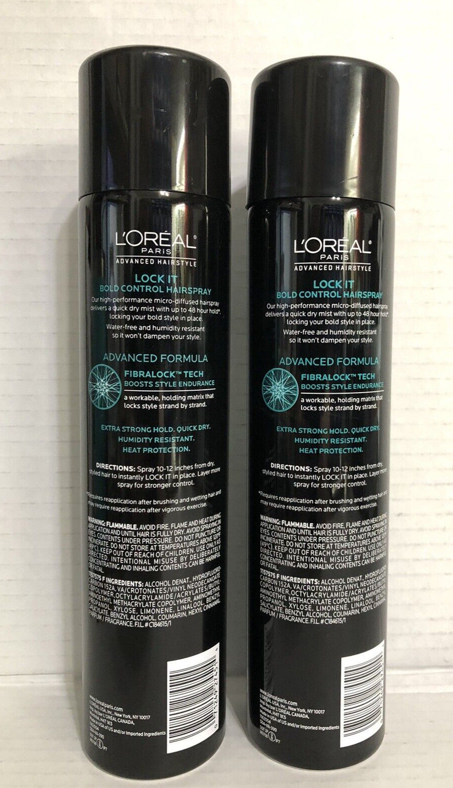 Extreme Hold Hairspray - 8.25 oz, Lock It Bold Control, Lot of 2
