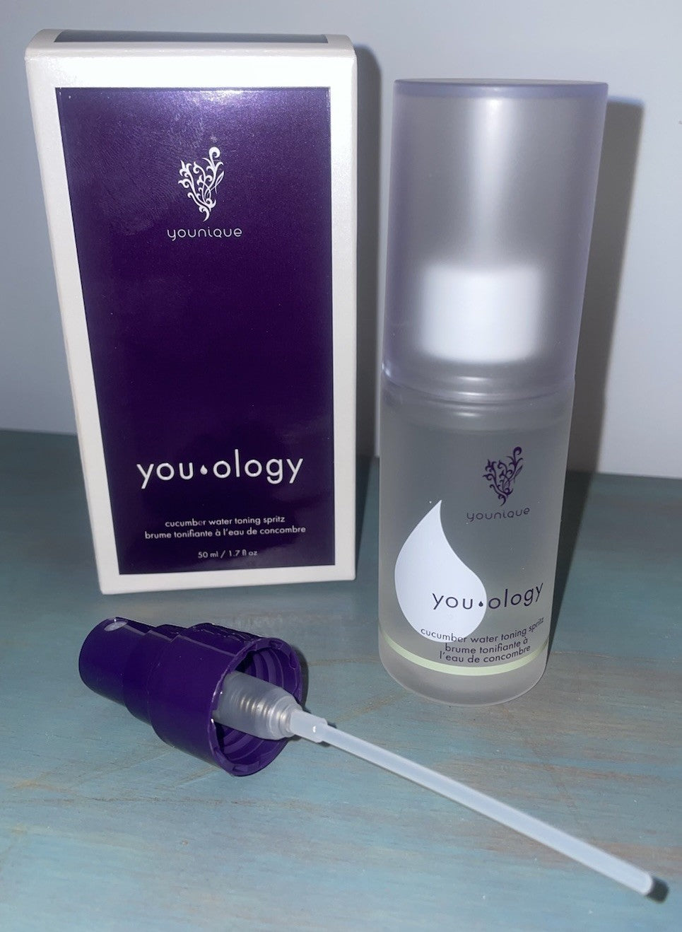 Younique Youology Cucumber Water Toning Spray 50mL - Refreshing Facial Mist