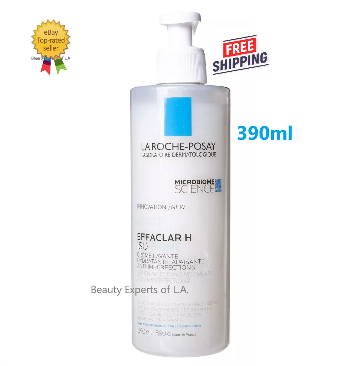 Cleansing Cream for Acne-Prone Skin 390ml - Moisturizing & Soothing