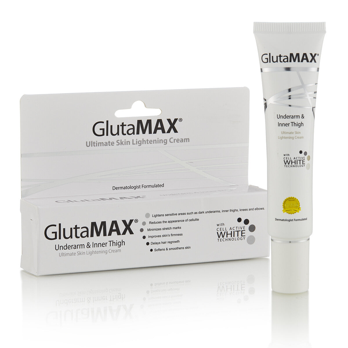 Skin Lightening Cream for Underarms & Inner Thighs 30g - GlutaMAX