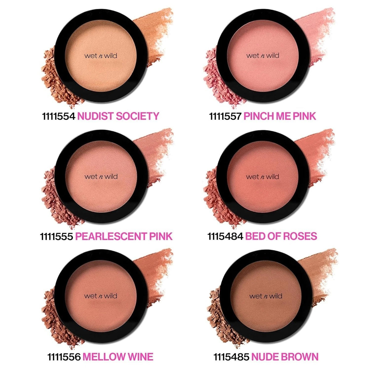 Blush Makeup Powder - Buildable Pinch Me Pink, Jojoba Infused, 0.81 Oz