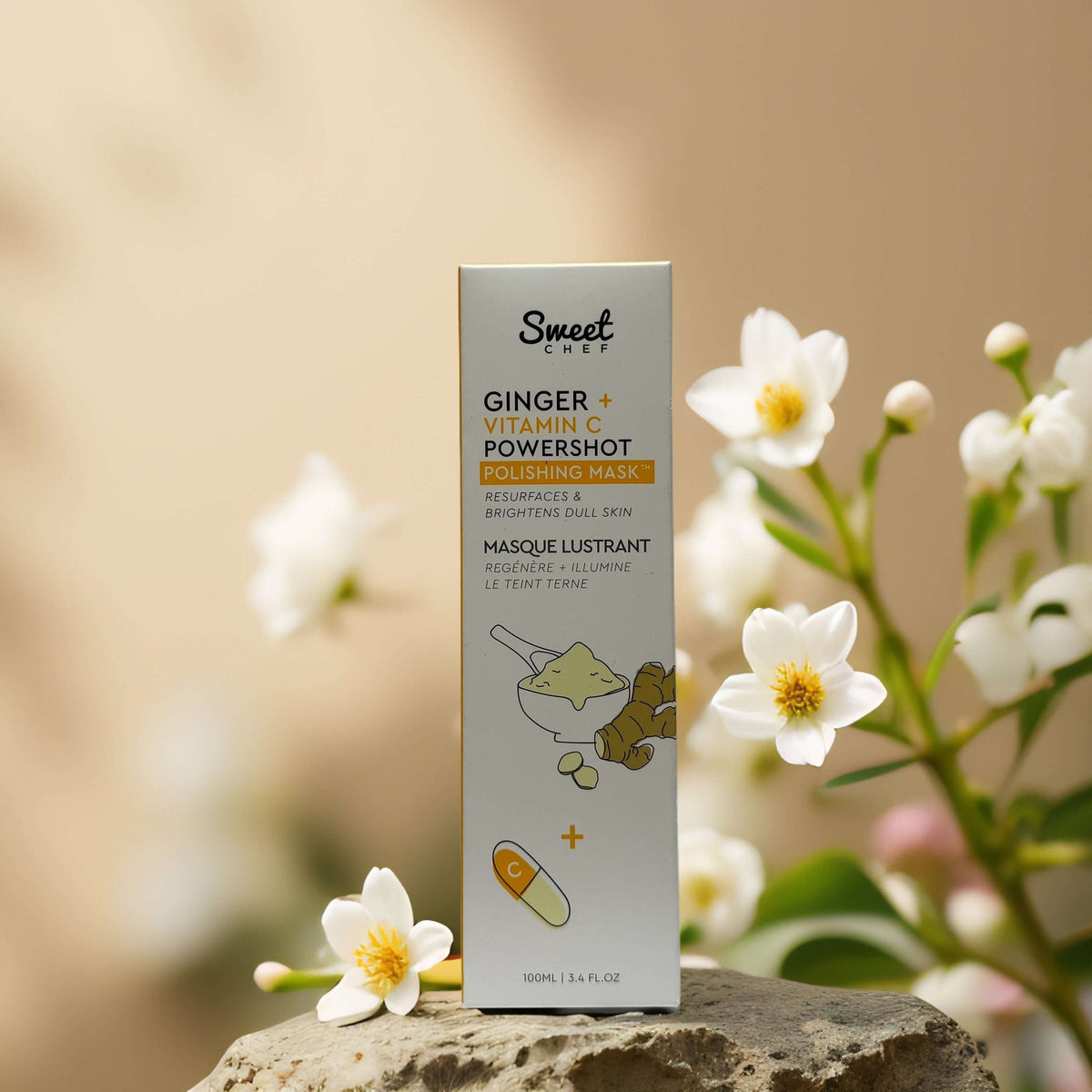 Brightening Facial Mask with AHAs & Vitamin C - 3.3 fl oz