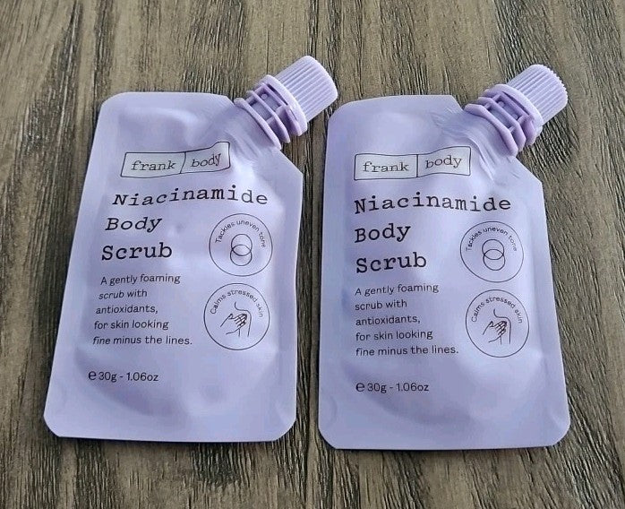 2X Frank Body Niacinamide Scrub 1.06oz Each