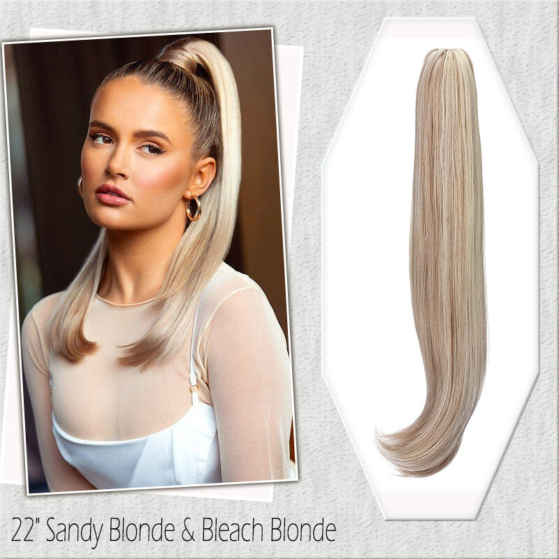 Fake Ponytail Clip-In Hair Extension Thick Natural Look 14 Inches