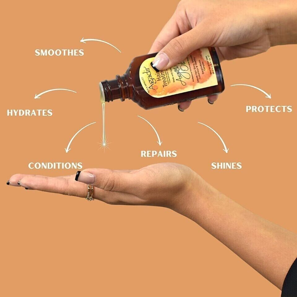 Argan Oil Hair Treatment Spray - Nourishing, Repairing, 3-Pack 150ml