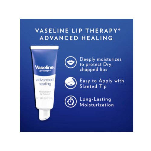 Vaseline Lip Therapy Lip Balm - Advanced Moisturizing Formula 0.35 Oz