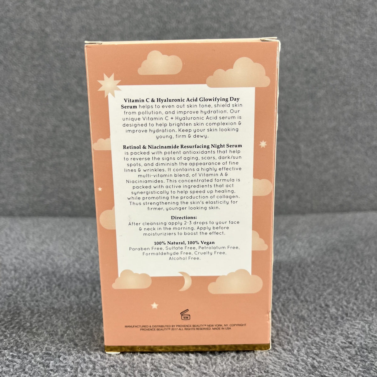 Provence Beauty Day & Night Face Serum Duo - Natural Vegan 2 oz Each