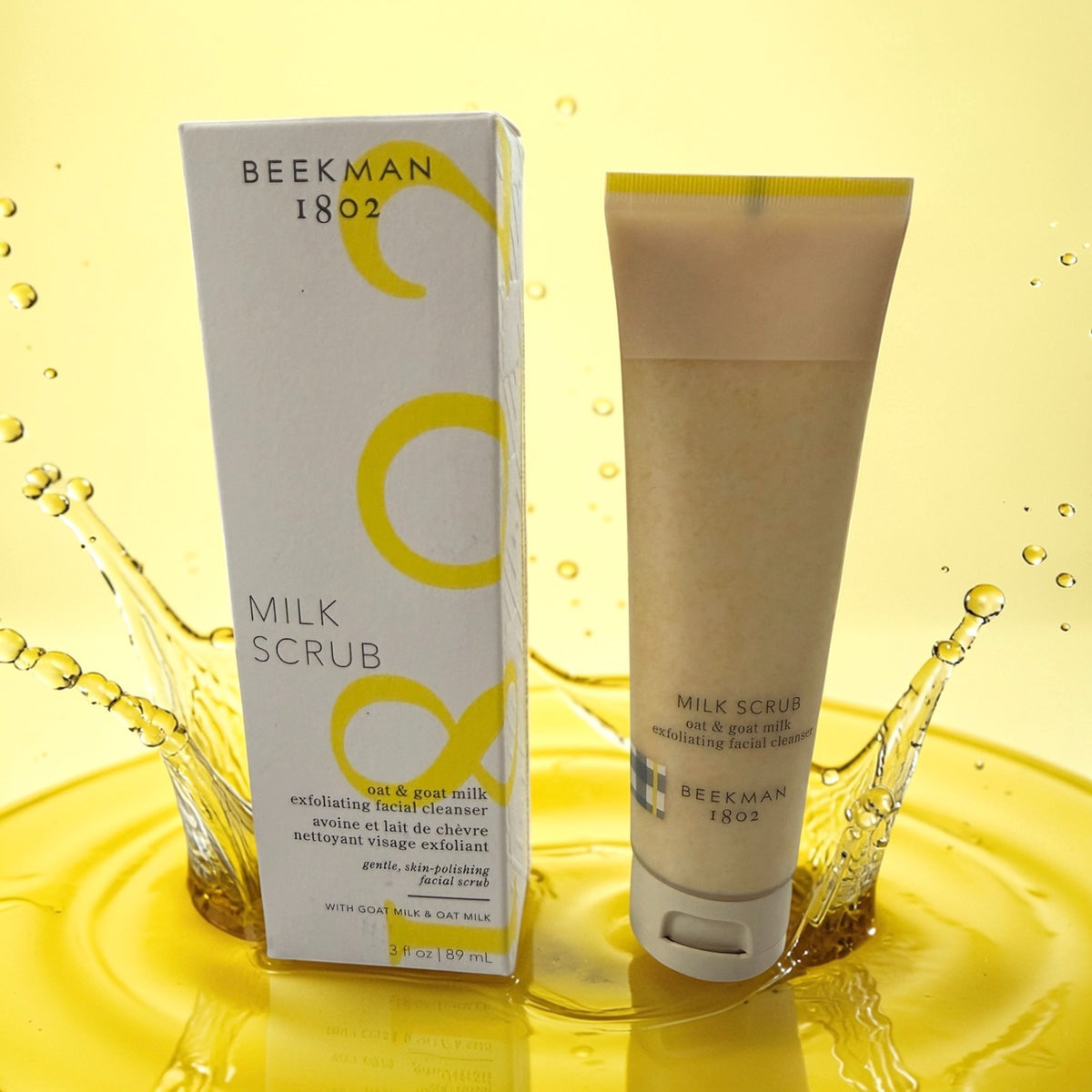 NEW~ Beekman 1802 Milk Scrub Oat & Goat 3 fl oz Exfoliating Facial