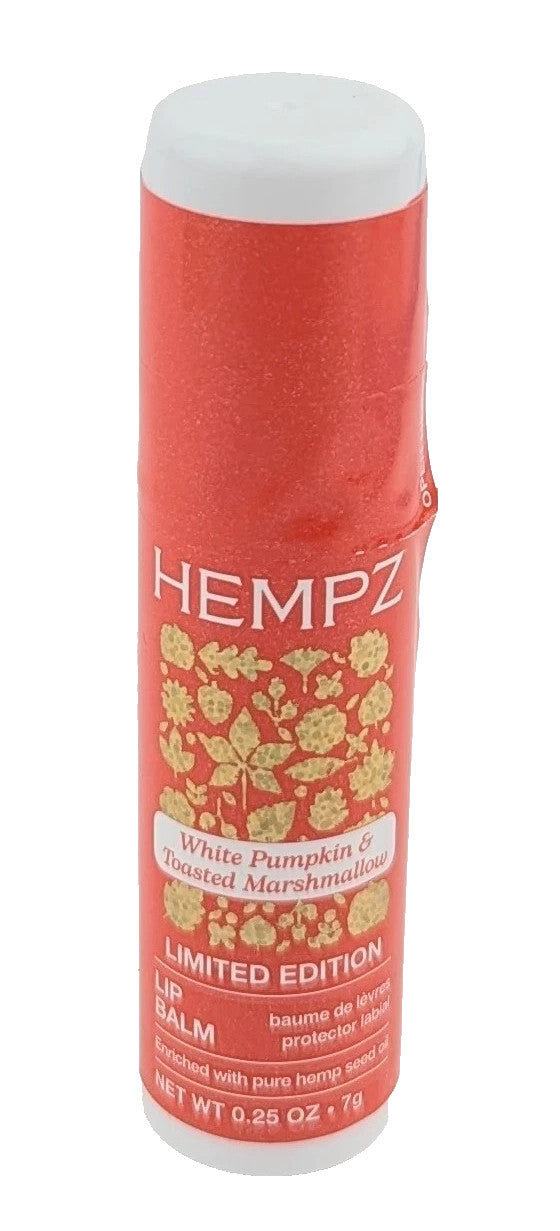 Moisturizing Lip Balm Set - White Pumpkin & Toasted Marshmallow, Limited Edition 2 Pack