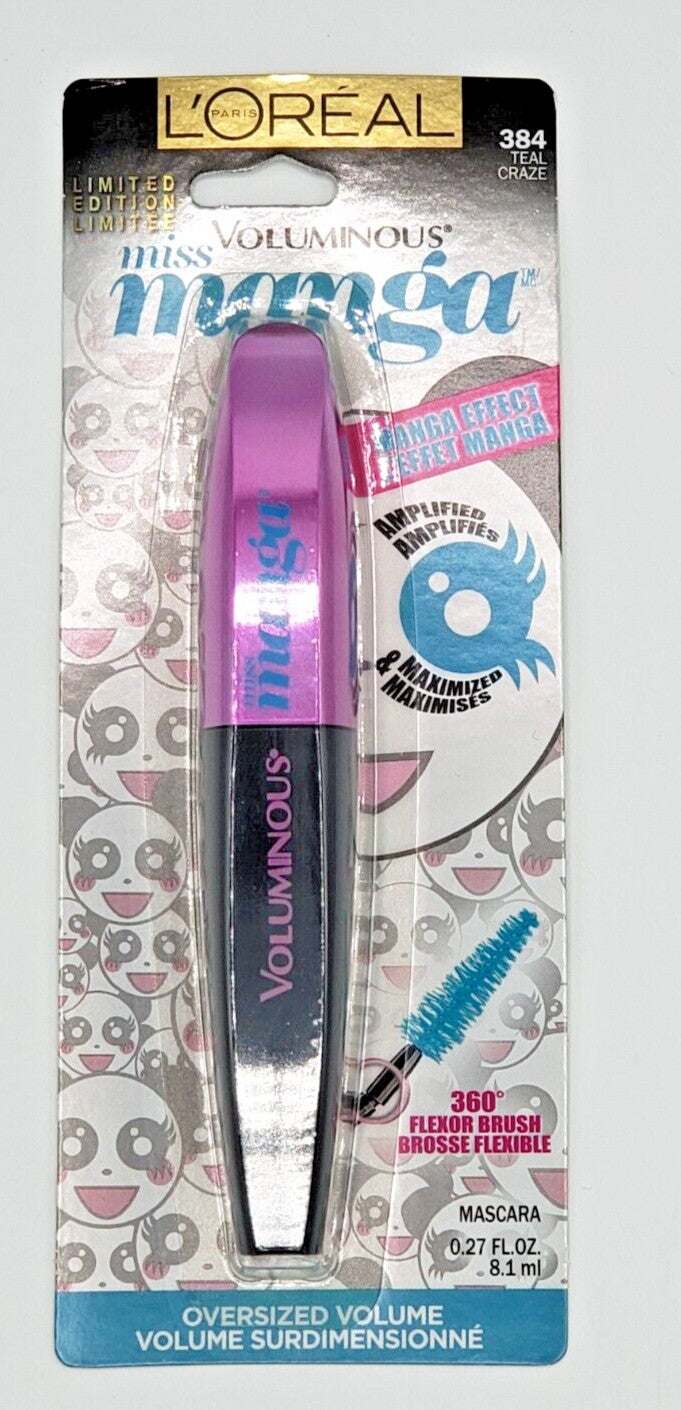 Voluminous Miss Manga Mascara Teal Craze - L'Oréal Eye Makeup
