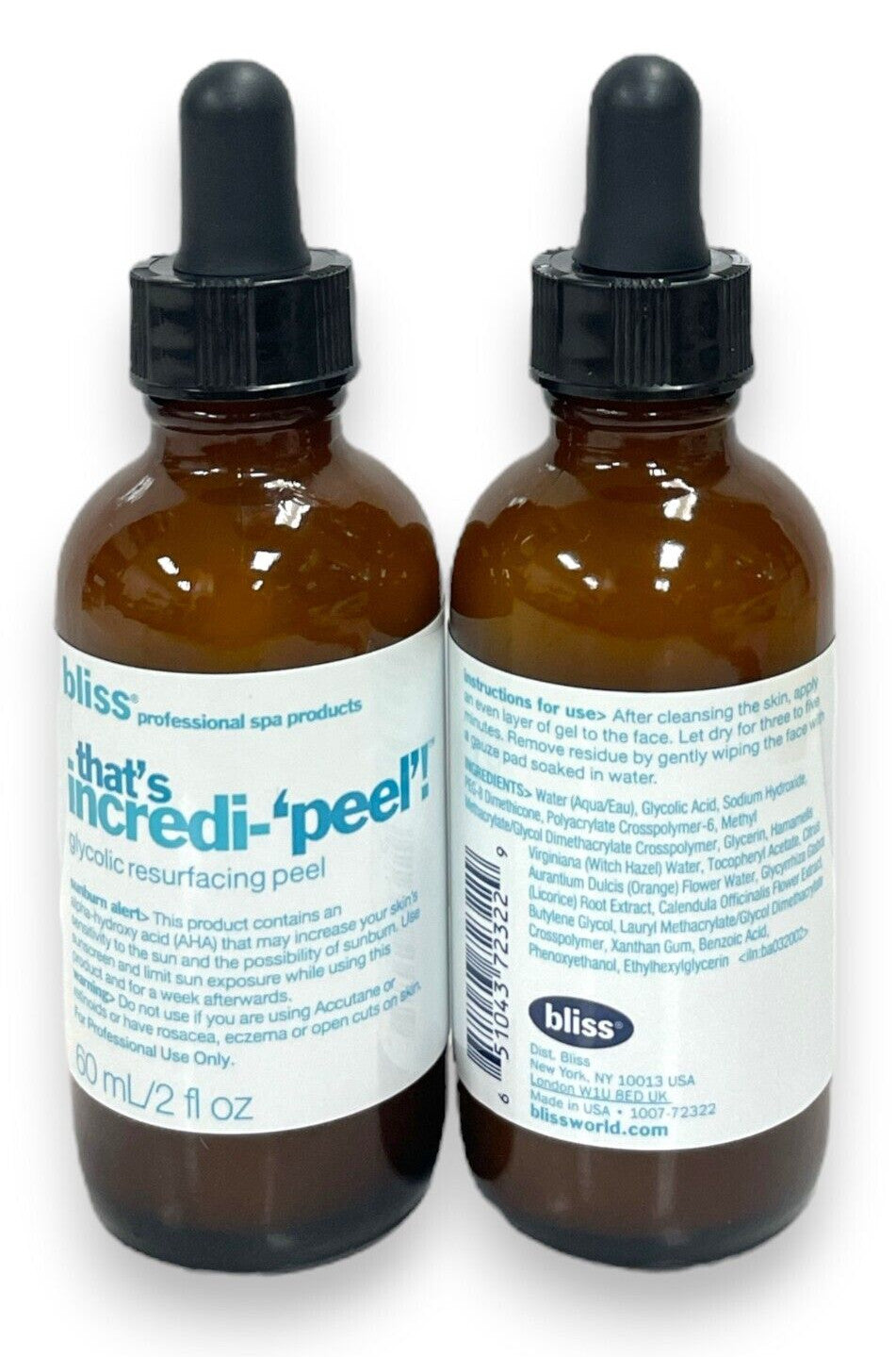 Glycolic Resurfacing Peel Set - 2 x 60ml/2fl.oz Skin Care Masks