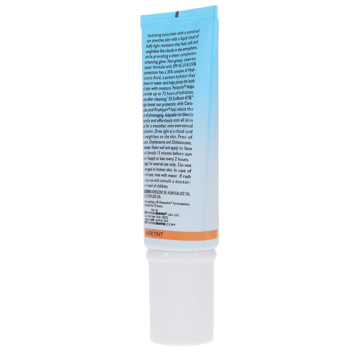 Hyaluronic SPF 45 Moisturizer with Sheer Tint - Water Drench
