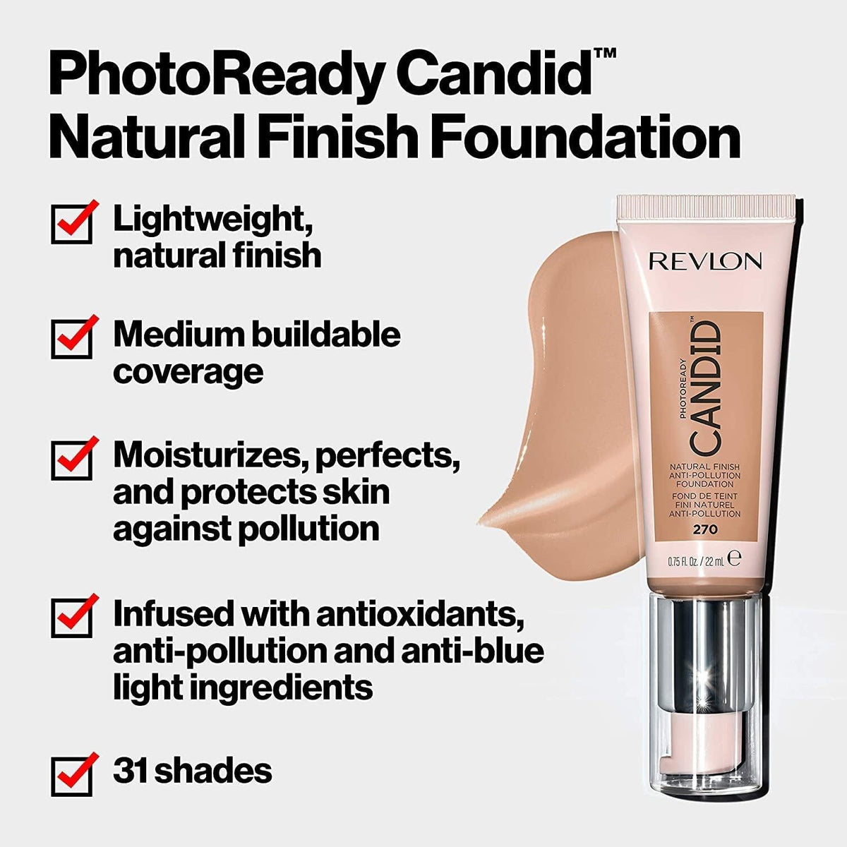 Revlon PhotoReady Candid Natural Finish Foundation 2-Pack - Porcelain