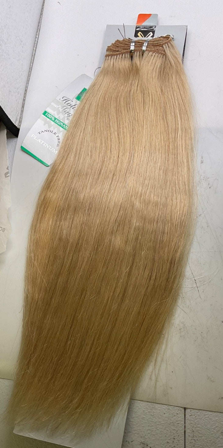 Bobbi Boss Silky Straight Human Hair Weave 14 Inch 16/22 Color