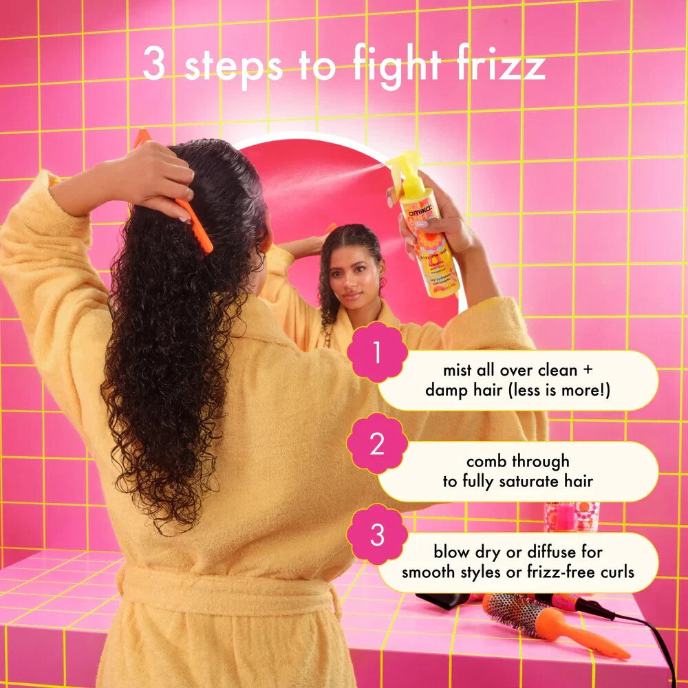 Amika Frizz-Me-Not Hydrating Anti-Frizz Spray 6.7oz for Long-Lasting Smooth Hair