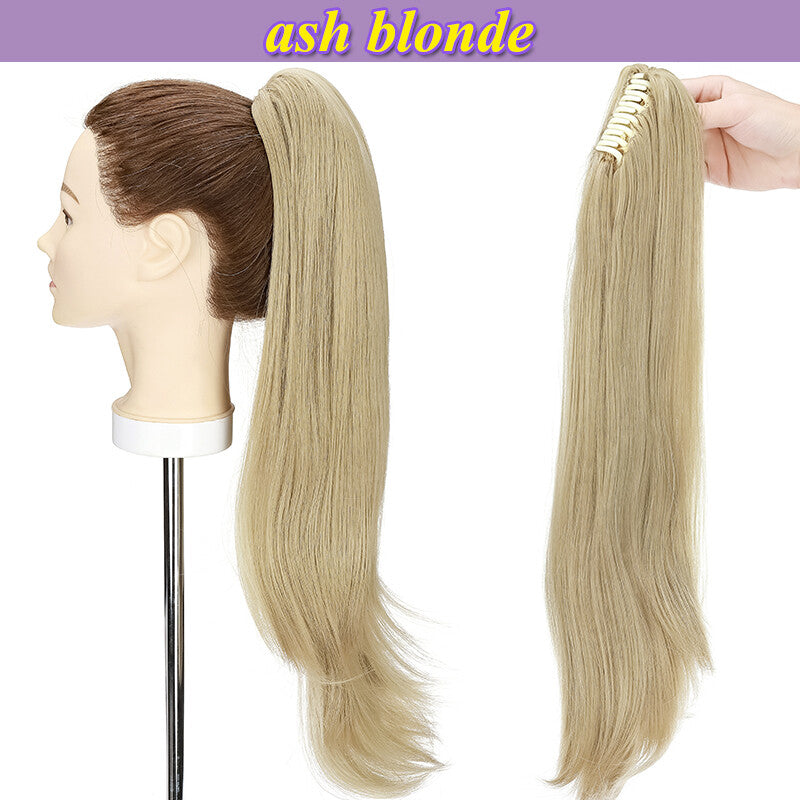 Extra Thick 12-Inch Clip-In Ponytail Hair Extension - Natural & Wavy
