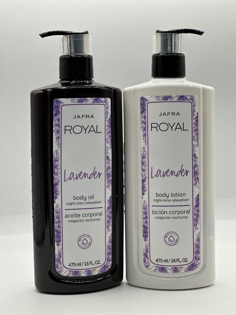 Royal Lavender Body Oil & Lotion Set - 16 fl oz Each