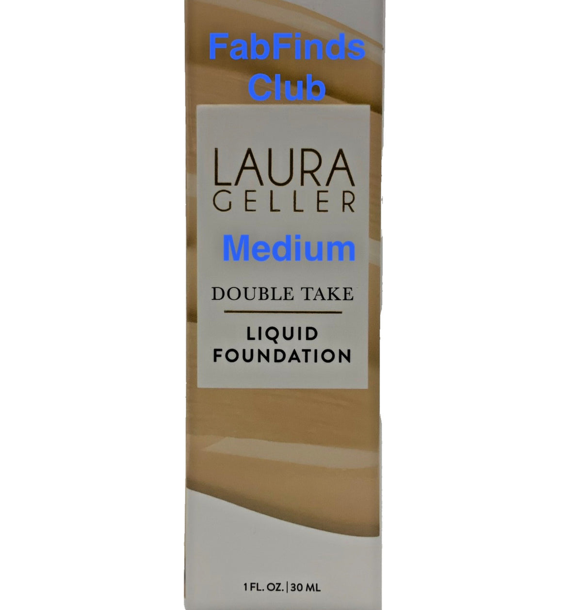 Laura Geller Double Take Liquid Foundation Medium 1oz — Natural Matte Finish