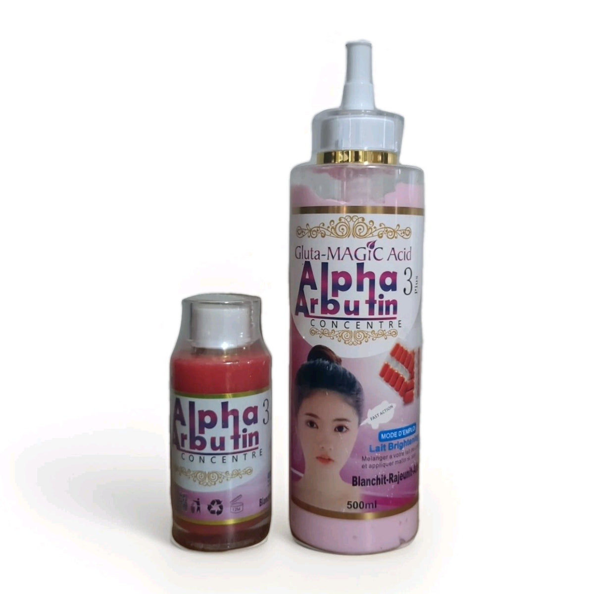 Alpha Arbutin 3Plus Concentrate & Gluta Magic Lotion 500ml - Skin Brightening Serum