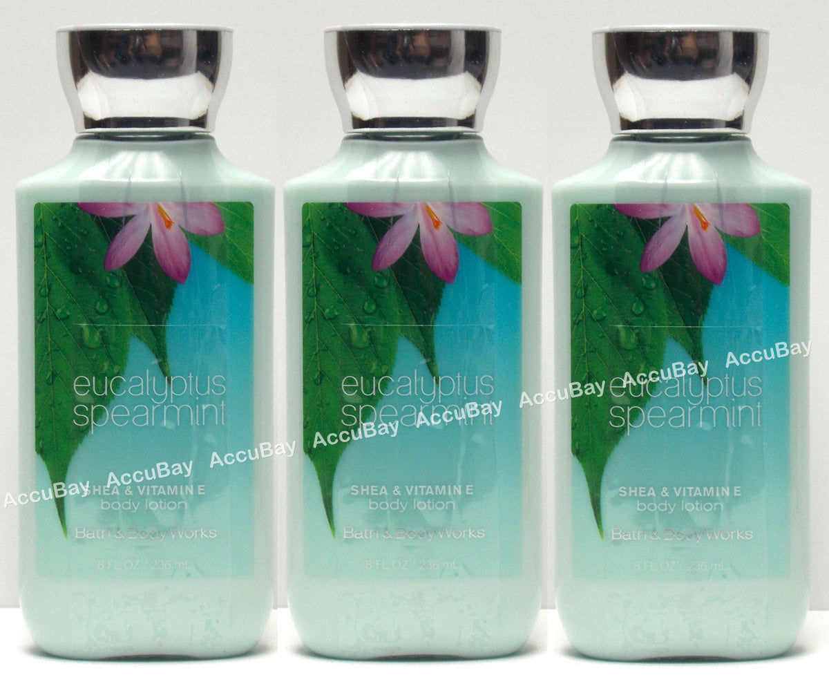 Eucalyptus Spearmint Shea Body Lotion 8oz - 3 Pack