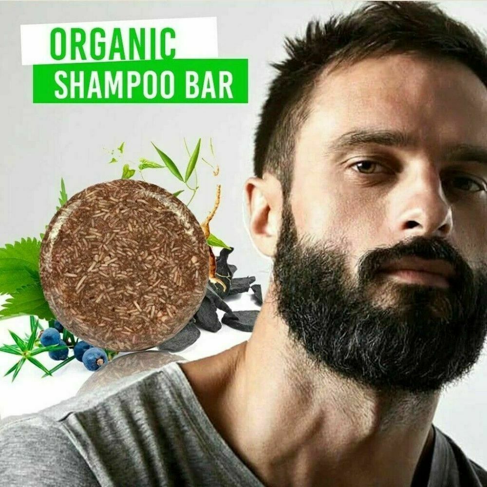 Hair Darkening Shampoo Bar for Gray Hair Reversal - Polygonum Essence - 2 Pieces