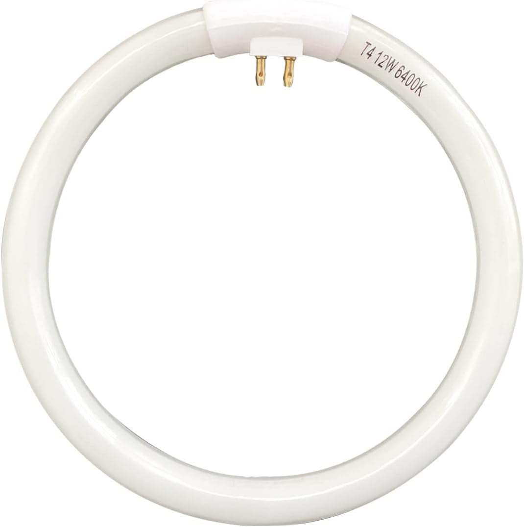12W Circular Fluorescent Replacement Bulb for Makeup Mirrors - 5.5" G10q Daylight