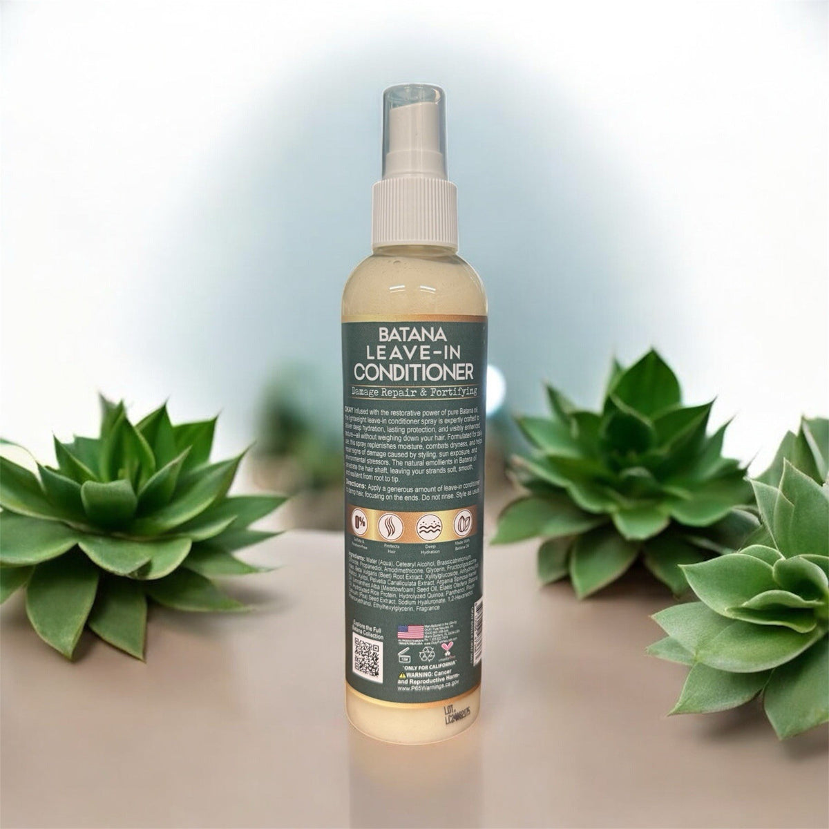 OKAY Batana Leave-In Hair Detangler Spray - Hydrating & Smoothing 8 oz