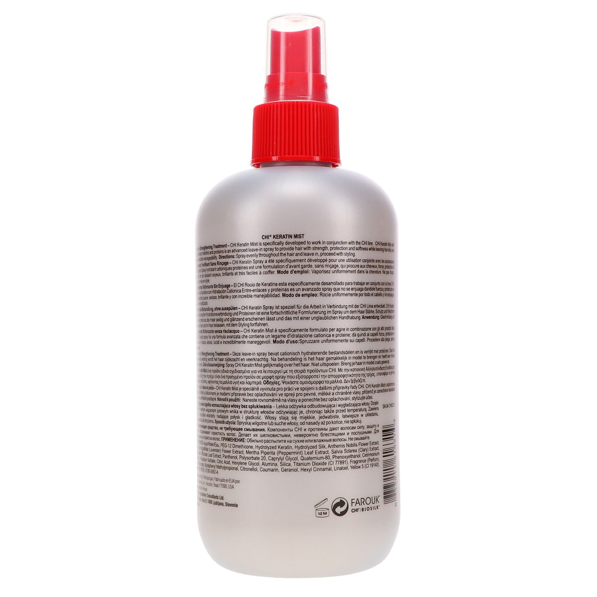 Keratin Hair Mist Spray 12 oz - Strengthen & Protect Damaged Hair
