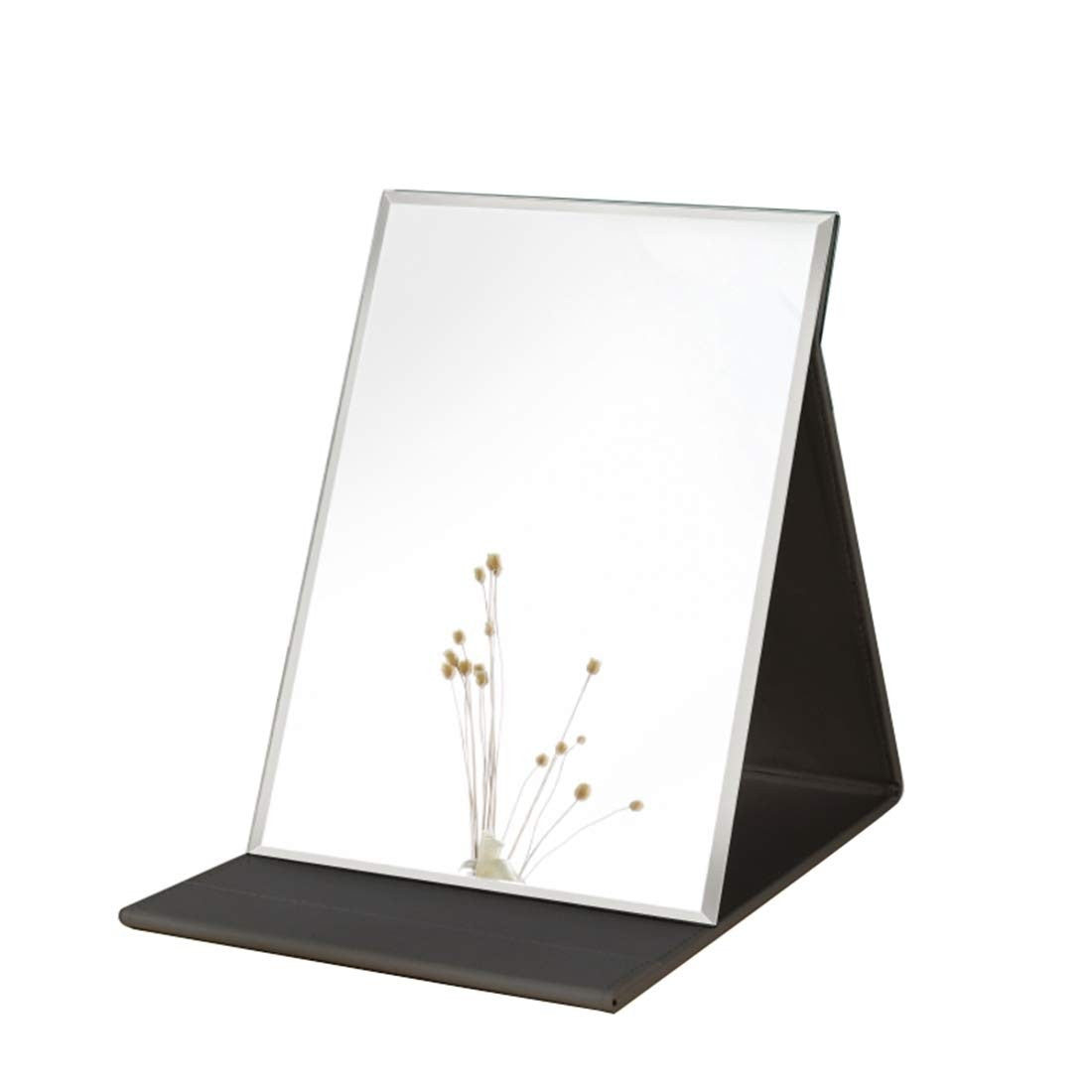 Large Portable HD Folding Makeup Mirror with Adjustable Stand 6.9x4.9 Inch