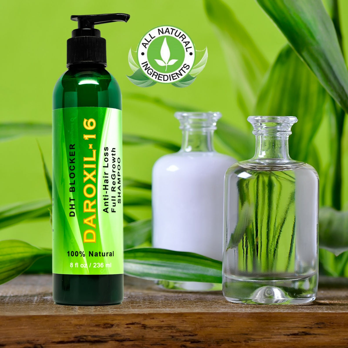 Hair Loss Regrowth Shampoo & Conditioner Set - 16 Natural Oils