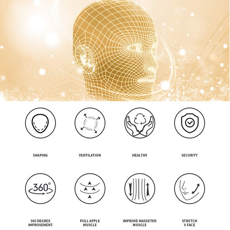 Reusable V Line Face Slimming Mask for Double Chin Reduction & Facial Lifting
