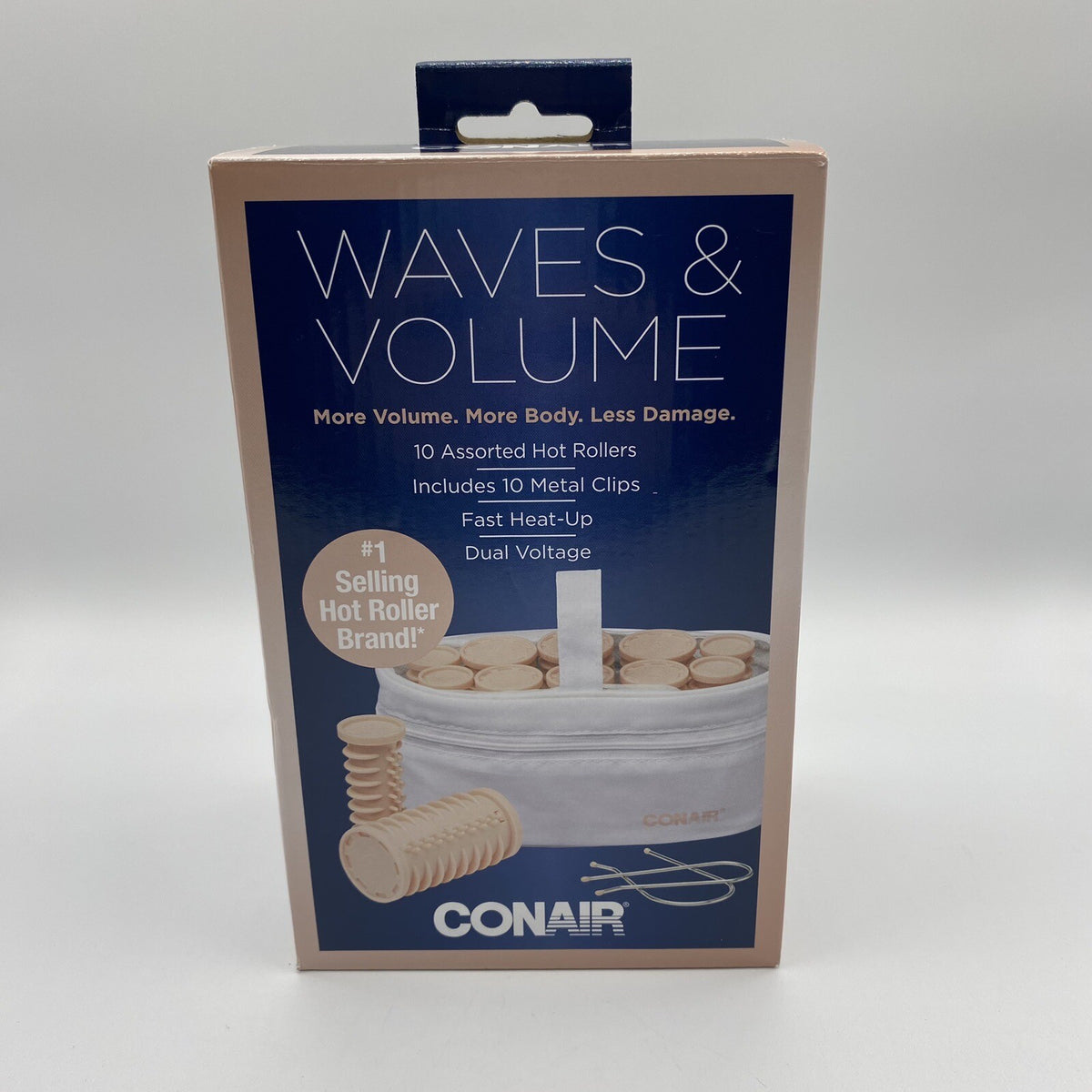 Conair Waves and Volume Heat Rollers with Travel Case