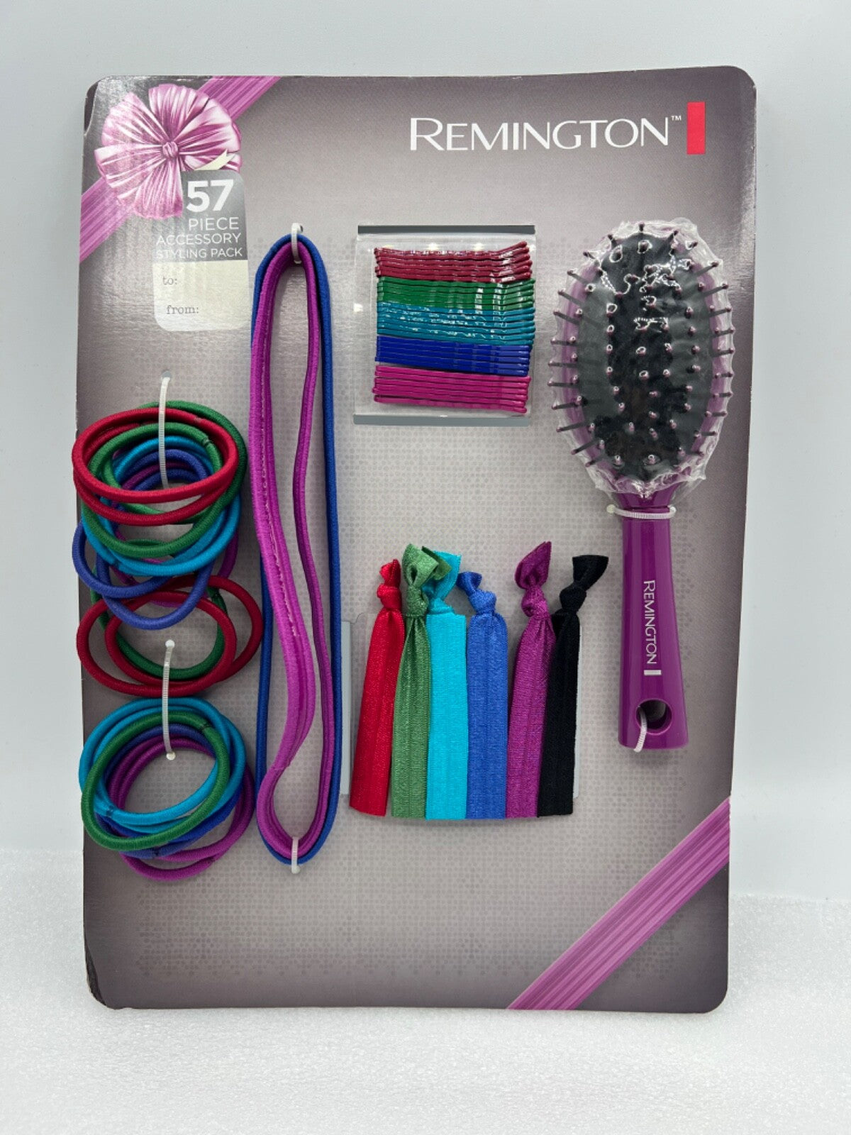 REMINGTON 57 Piece Hair Accessory Styling Pack Gift Set -Brush