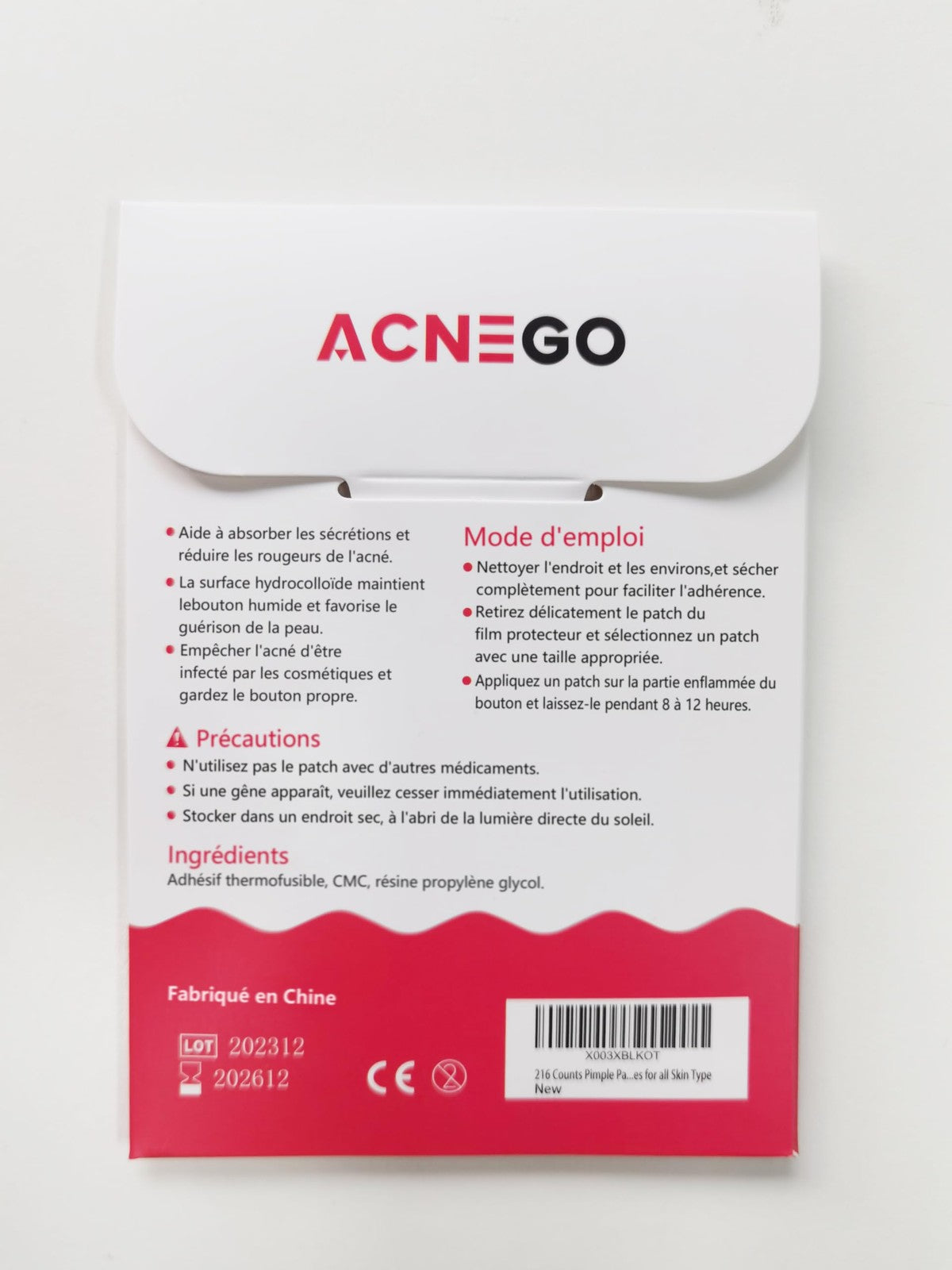 Hydrocolloid Acne Patches for Face, 216 Count