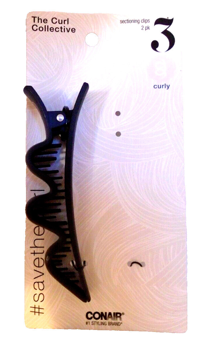 Conair The Curl Collective Sectioning Clip Curly INCLUDES 1