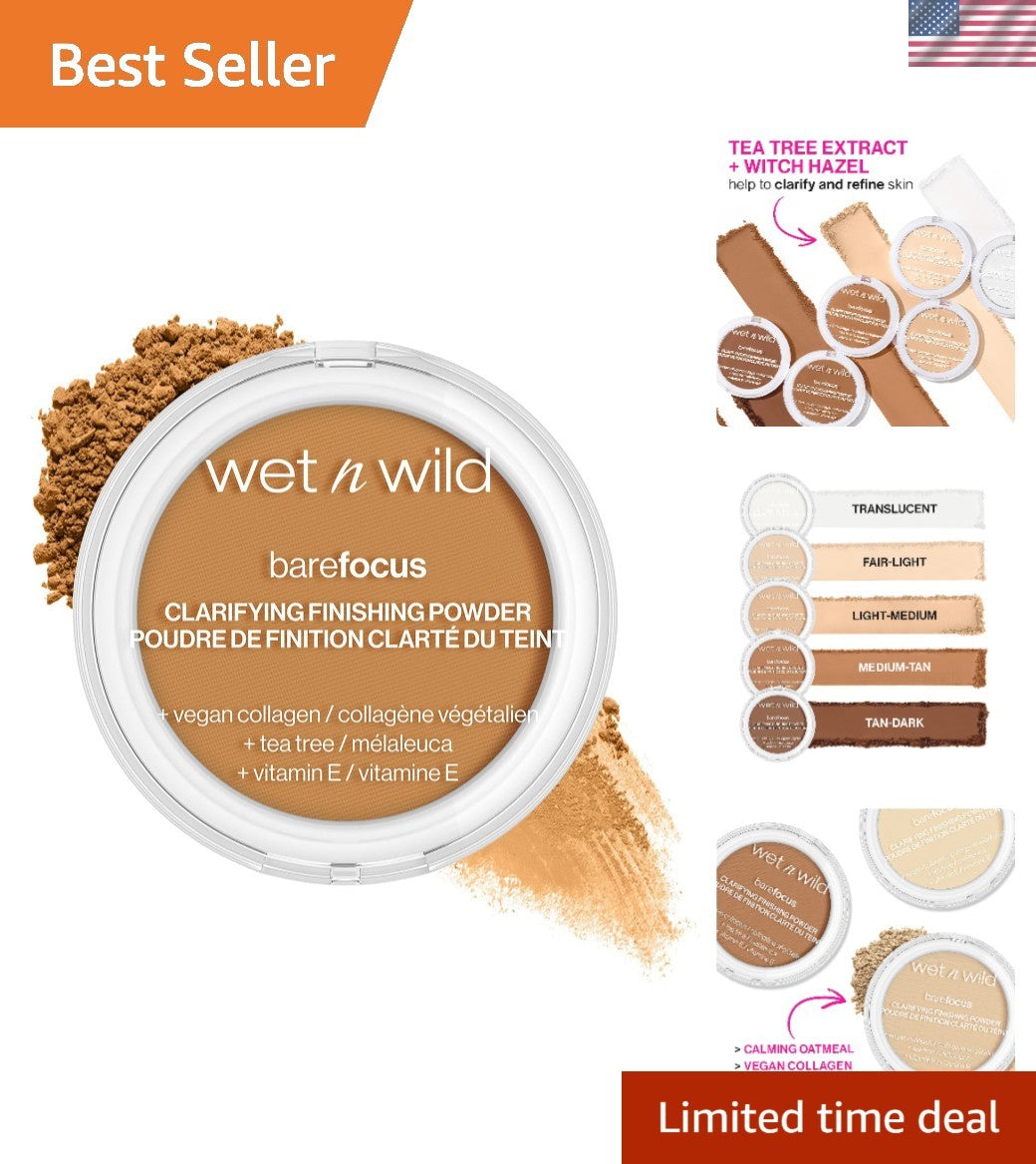 Light-Coverage Clarifying Face Powder for All Skin Types with Matte Finish