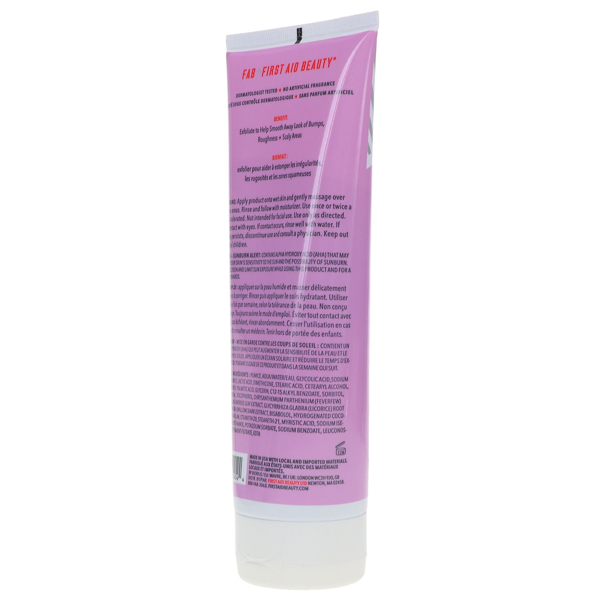 First Aid Beauty KP Bump Eraser Body Scrub with 10% AHA 8 oz