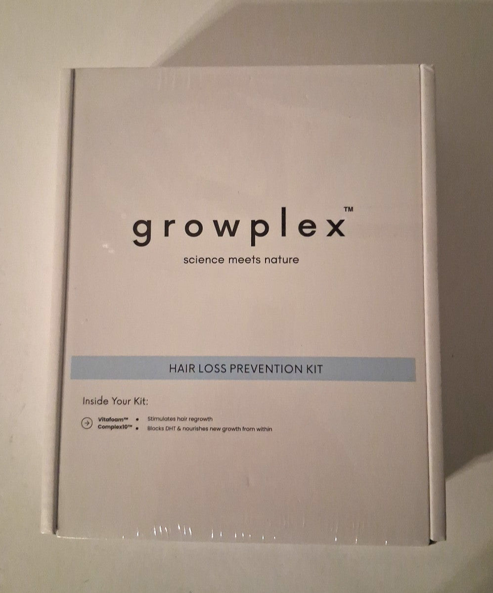 Growplex Hair Loss Prevention Kit New Sealed Package