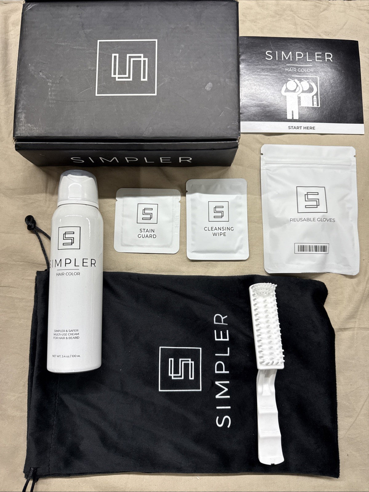 Men's Hair Color Kit - Brown & Black, Full Gray Coverage