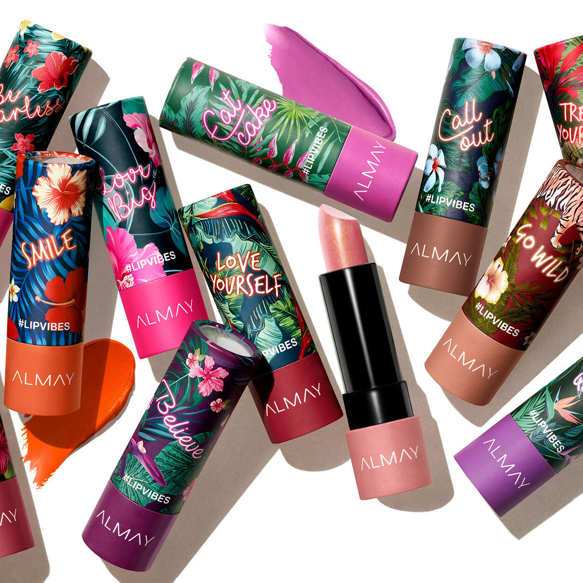 Lipstick Set with Multiple Shades - Lip Vibes Lip Color Collection