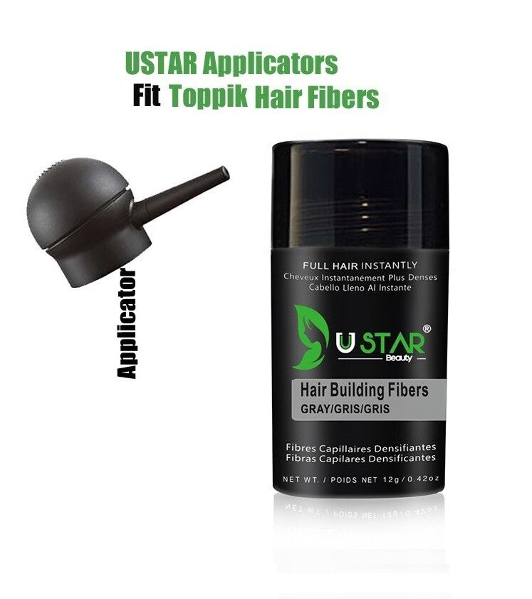 Hair Fiber Spray Applicator with free one bottle Gray 12g